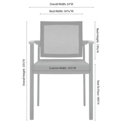 Oslo Mesh Back Stacking Guest Chair