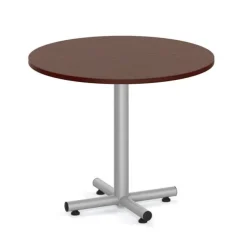 Package Set - 4 Cafe Tables w/ Cross Base (36" Round)