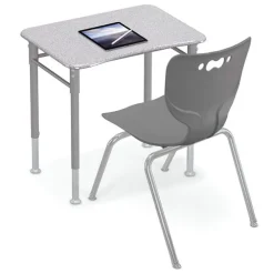 4-Pack Astute Flex Rectangle Desks & Hierarchy Chairs Package