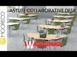6-Pack Astute Monroe Desks & Hierarchy Chairs Package