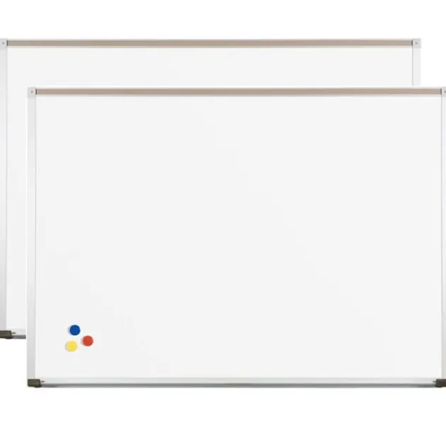 2-Pack Deal- Deluxe Magnetic Porcelain Steel Dry Erase Boards by Best Rite