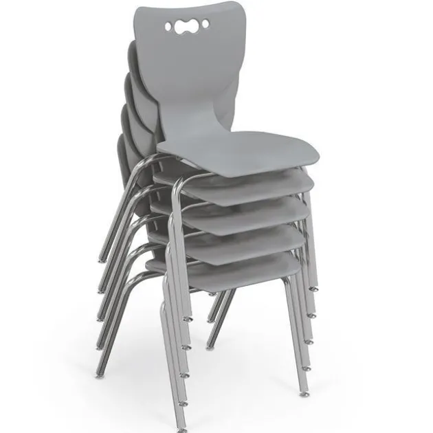 8-Pack Hierarchy Beam Porcelain Steel Dry Erase Desk & Hierarchy Chair Package
