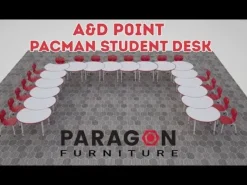 Pacman A & D Collaborative School Desk