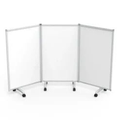 3-Panel Mobile Magnetic Whiteboard Room Divider