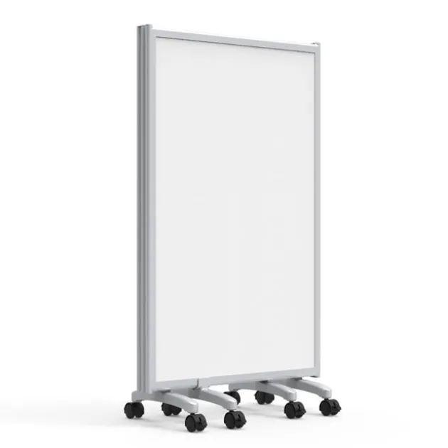 3-Panel Mobile Magnetic Whiteboard Room Divider