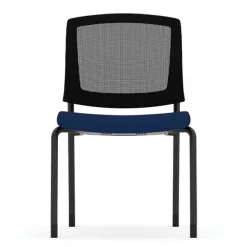 Parson Collection Mesh Back Armless Stacking Side Chair