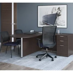 Parson Collection Mesh Back Armless Stacking Side Chair