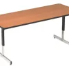 Pedestal Leg Computer Tables