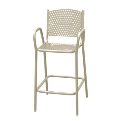 Perforated Outdoor Cafe Bar Stool