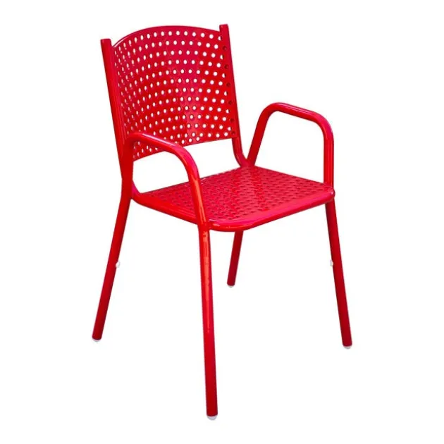 Perforated Outdoor Cafe Chair