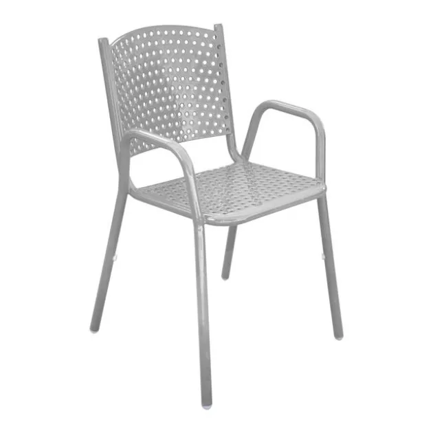 Perforated Outdoor Cafe Chair