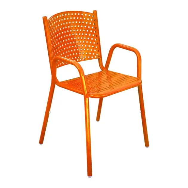 Perforated Outdoor Cafe Chair