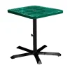 Perforated Pedestal Cafe Tables