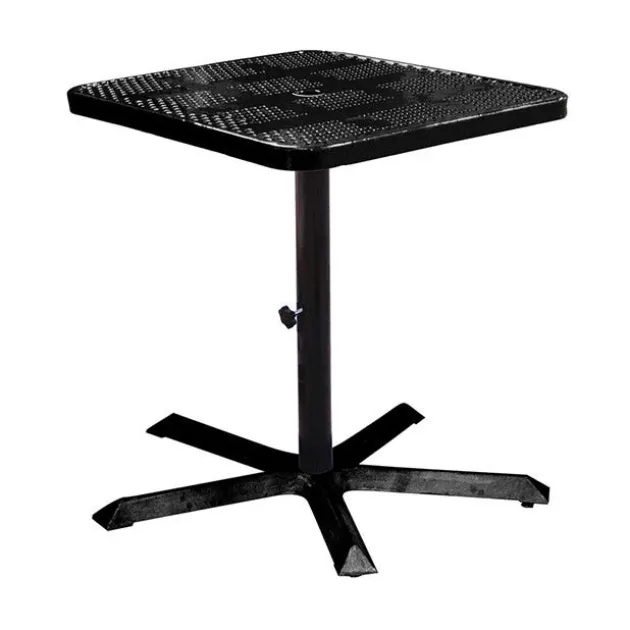 Perforated Pedestal Cafe Tables
