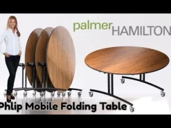 Phlip Mobile Folding Table (60