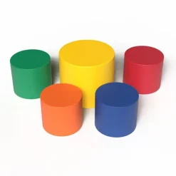 5-Piece Kids Ottoman Stool Set