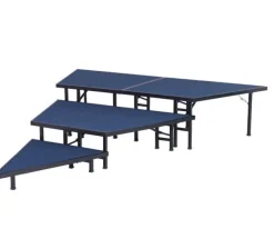 Pie Shaped Riser Sets w/ Carpet Surface