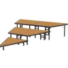Pie Shaped Riser Sets w/ Hardboard Surface