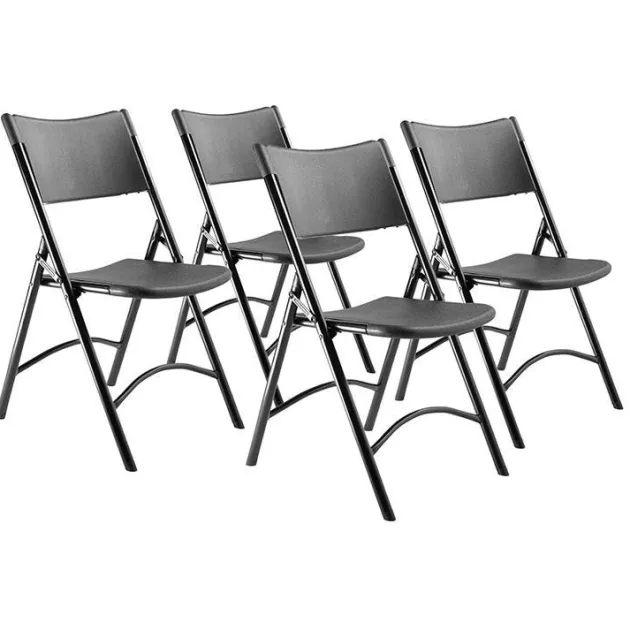 Plastic Resin Folding Chairs 600 Series (4 Pack)