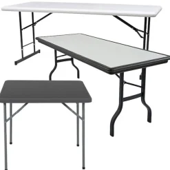 Plastic Resin IndestrucTable Folding Tables