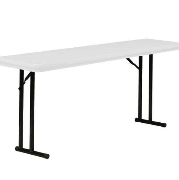 Plastic Resin Seminar Tables w/ Offset Folding Legs