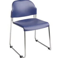 Plastic Seat and Back Stack Chair- Set of 4