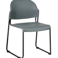 Plastic Seat and Back Stack Chair- Set of 4