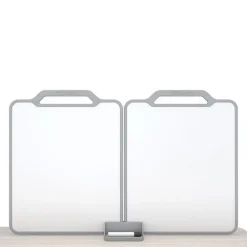 Porcelain Lapboard Double Docking Channel w/ Marker Tray