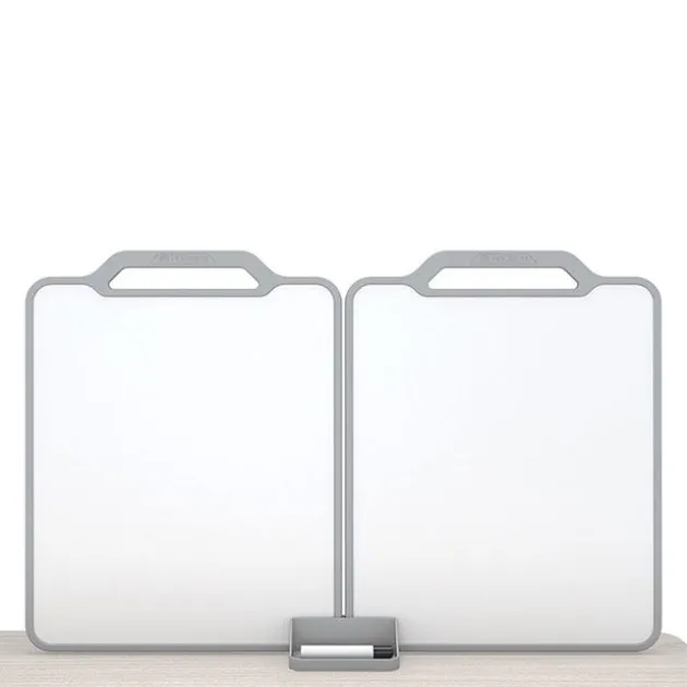 Porcelain Lapboard Double Docking Channel w/ Marker Tray