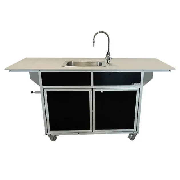 Portable Science Lab Workstation with Single Basin Sink