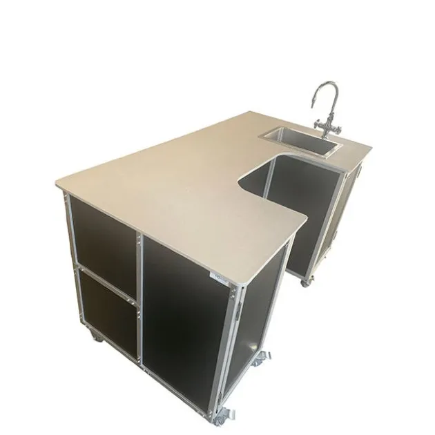 Portable Science Workstation with Single Basin Sink for Instructors