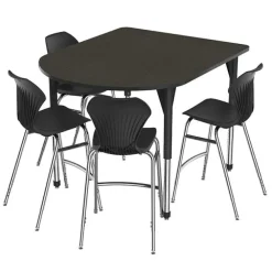Premier Standing Height Multimedia Table and Apex Adjustable Stool Package