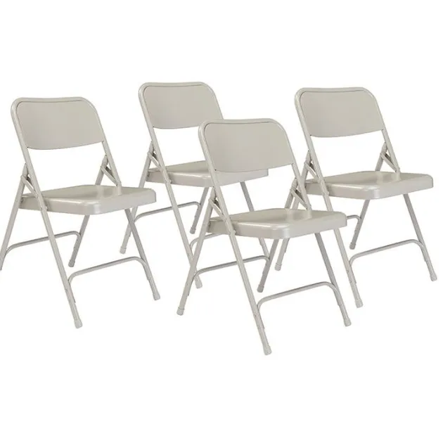 Premium Metal Folding Chairs Model 200 (4 Pack)