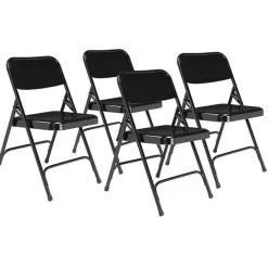 Premium Metal Folding Chairs Model 200 (4 Pack)