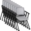 Pulse High Back Padded Nesting Chair Packs (4, 8 or 12)
