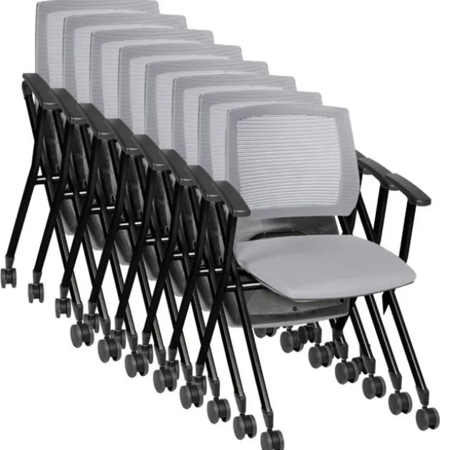 Pulse High Back Padded Nesting Chair Packs (4, 8 or 12)