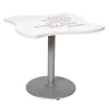Puzzle Pedestal Table with Dry Erase Top