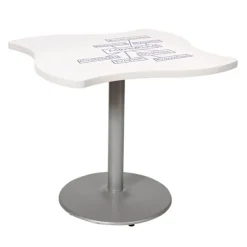 Puzzle Pedestal Table with Dry Erase Top