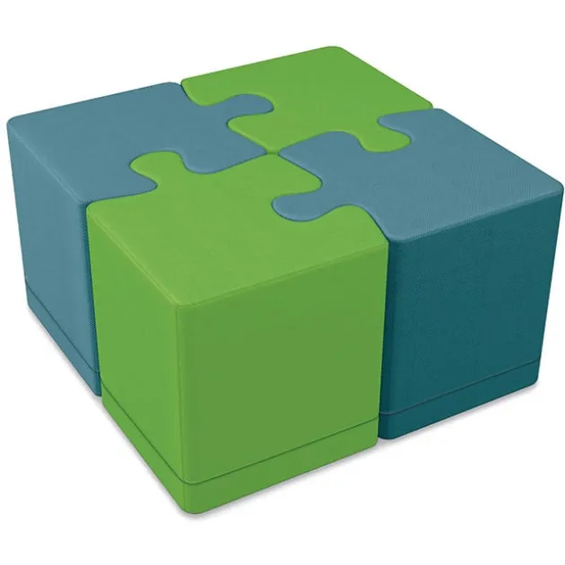 Puzzle Soft Seating - Set of 4 Ottomans