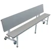 Quick Ship All-in-One Mobile Cafeteria Convertible Bench Table