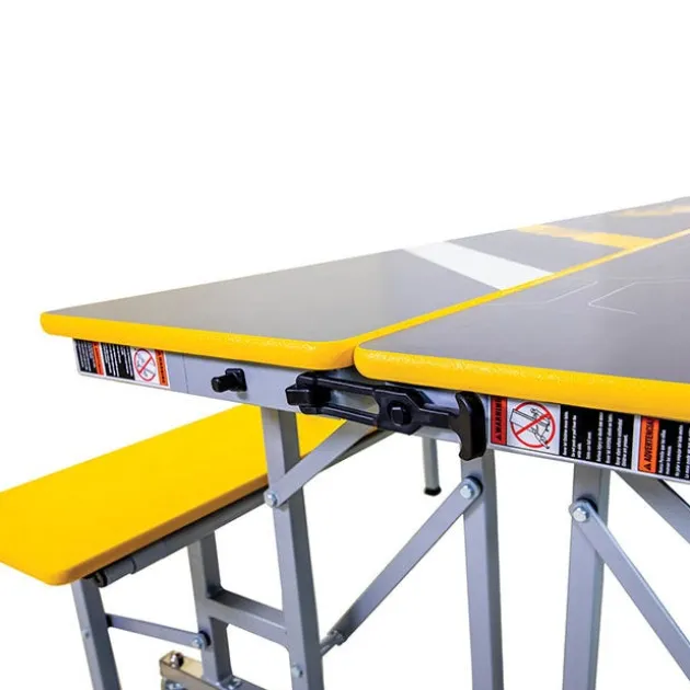 Quick Ship All-in-One Mobile Cafeteria Convertible Bench Table