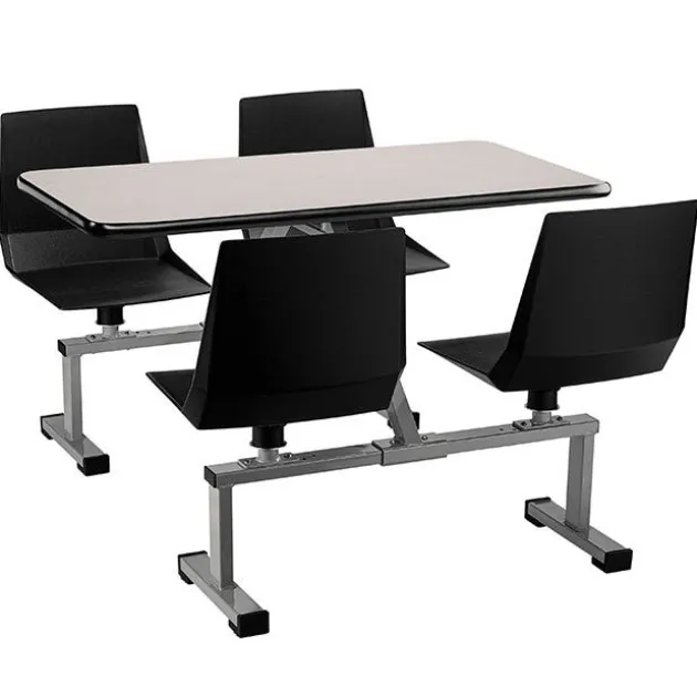 Quick Ship Cluster Swivel Booth with MDF Top
