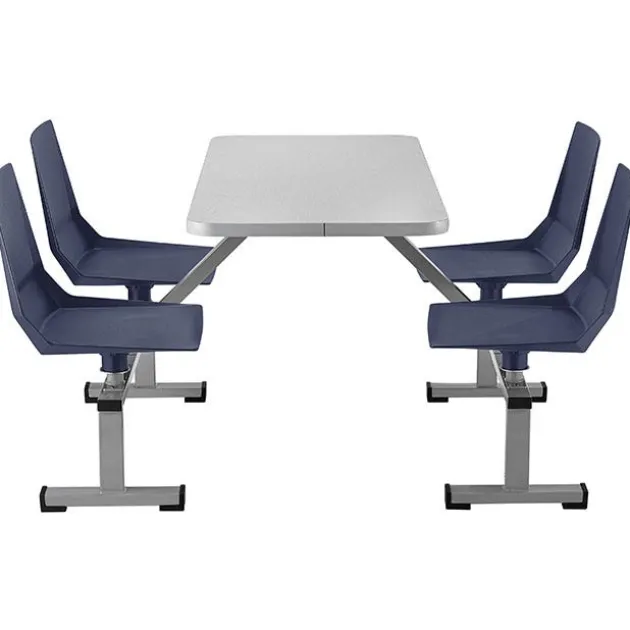 Quick Ship Cluster Swivel Booth with MDF Top