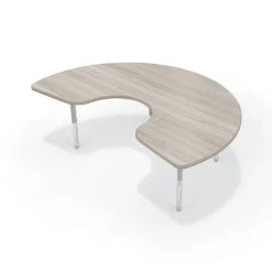 Quick Ship Hierarchy Kidney Table & Chair Package Set – 72
