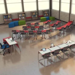 Quick Ship Koi Collaborative School Desk (33