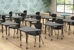 Quick Ship Premier Series Desk - Small Trapezoid