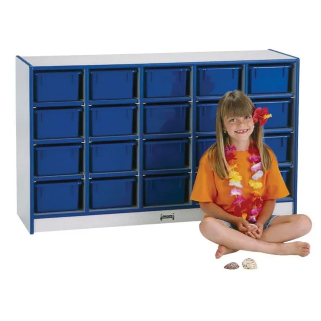 Rainbow Accents Mobile Tray Cubbie Units