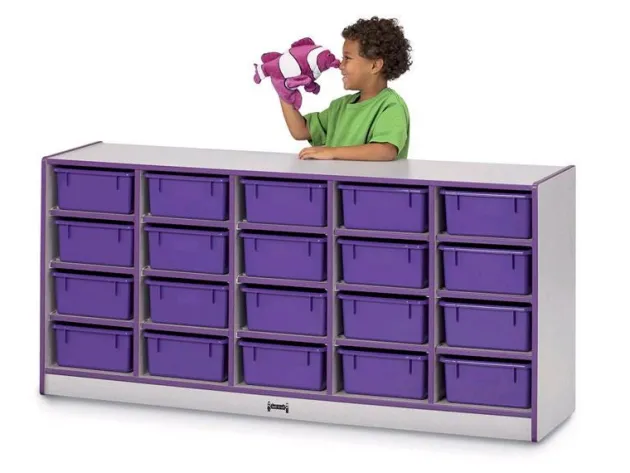 Rainbow Accents Tub Singles Cubbie Storage Units