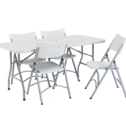 Rectangle Folding Table & Plastic Folding Chair Packages