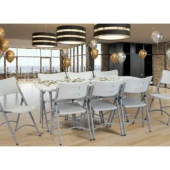 Rectangle Folding Table & Plastic Folding Chair Packages